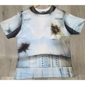 Star Wars Stormtrooper Armor All Over Polyester T Shirt • Size Mens L #4